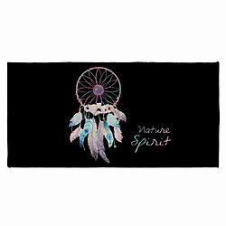 Paris Prix Tapis Déco Rectangulaire Tipi Spirit 57x115cm Noir