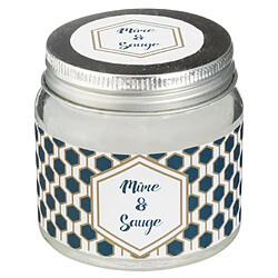 Atmosphera Bougie Parfumée en Verre Bocal 65g Mûre & Sauge