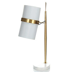 Paris Prix Lampe à Poser Design Novum 69cm Blanc & Or