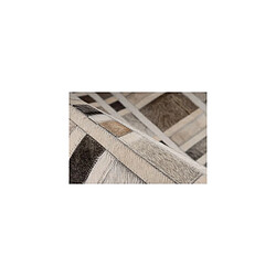 Avis Paris Prix Tapis Fait Main en Cuir Lavin II Gris 120 x 170 cm