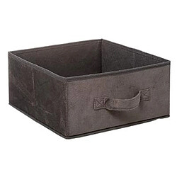 Five Simply Smart Boîte de Rangement Velours Mix n'Modul 31x31cm Gris Foncé