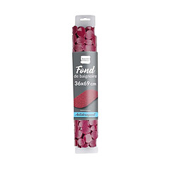 Paris Prix Fond de Bain Galets Vitamine 36x69cm Framboise