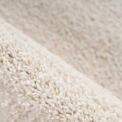 Avis Paris Prix Tapis Tissé Shaggy à Poils Longs Nila Ivoire 80 x 150 cm