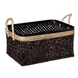 Atmosphera Lot de 3 Paniers de Rangement Corde 39cm Marron