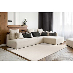 Acheter Paris Prix Tapis Tissé Shaggy à Poils Longs Nila Ivoire 80 x 150 cm