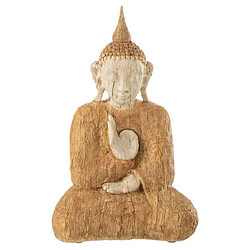 Paris Prix Statuette Déco Bouddha Assis 39cm Beige 