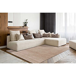 Acheter Paris Prix Tapis Tissé Shaggy à Poils Longs Nila Taupe 120 x 170 cm