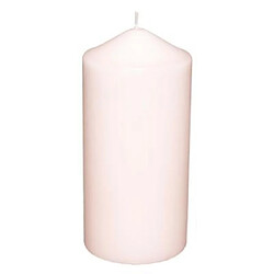 Atmosphera Bougie Cylindrique Déco Hugo 14cm Rose Clair