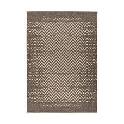 Paris Prix Tapis Tissé à Poils Plats Splash Marron 120 x 170 cm