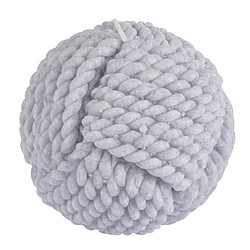 Paris Prix Bougie Boule Effet Cordage Blue Wave 9cm Bleu Clair