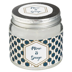 Atmosphera Bougie Parfumée en Verre Bocal 65g Mûre & Sauge