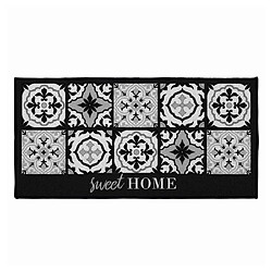 Paris Prix Tapis Déco Rectangulaire Alfama 57x115cm Noir