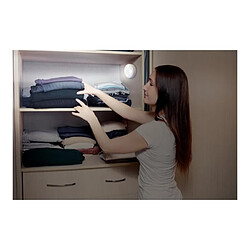 Paris Prix Lampe à Led Détecteur de Mouvement 7cm Blanc