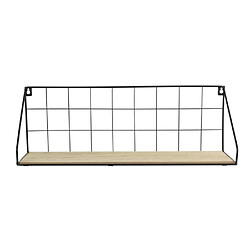 Paris Prix Étagère Murale Design Hulka 45cm Naturel & Noir