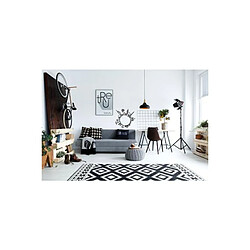 Atmosphera Sticker Plat Déco Monde 60cm Noir & Blanc