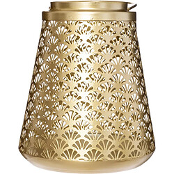 Atmosphera Lanterne en Métal Design Feel 19cm Or
