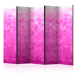 Paris Prix Paravent 5 Volets PInk Pixel 172x225cm