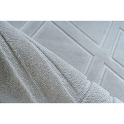 Avis Paris Prix Tapis Imprimé Losange Fait Main Monroe III Gris Bleu 80 x 300 cm