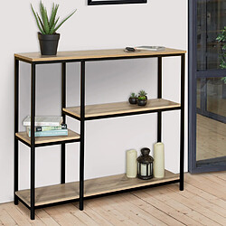 Idmarket Console étagère bibliothèque D
