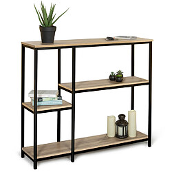 Idmarket Console étagère bibliothèque D