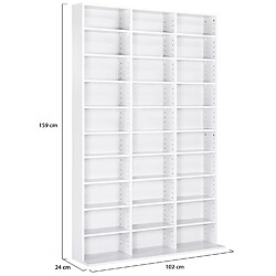 Idmarket Bibliothèque CD CEYLIA 30cases pas cher