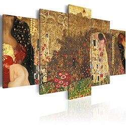 Paris Prix Tableau Imprimé Klimt's Muses 50 x 100 cm