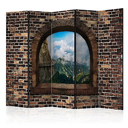 Paris Prix Paravent 5 Volets Stony Window : Mountains 172x225cm
