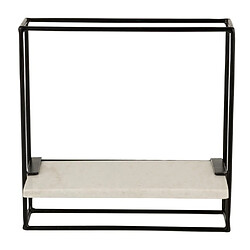 Paris Prix Étagère Murale 1 Plateau 35cm Noir & Blanc