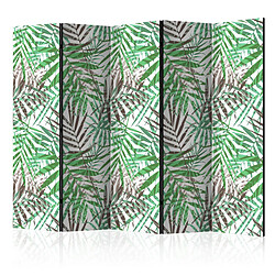 Paris Prix Paravent 5 Volets Wild Leaves 172x225cm