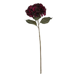 Atmosphera Fleur Artificielle Hortensia 83cm Rouge Foncé