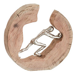 Paris Prix Statuette Déco Pousse 29cm Naturel & Argent