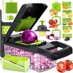 Vendos85 Mandoline Coupe-Légumes 16-en-1 Multifonction