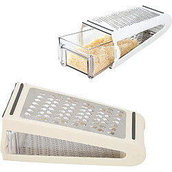 Vendos85 Râpe à fromage avec récipient amovible