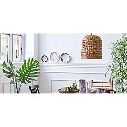 Avis ICONIK INTERIOR Suspension en rotin - Lampe suspendue design boho Bali - 30cm- Rava Naturel