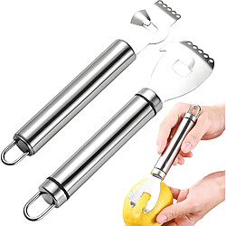 Vendos85 Zesteur Multifonction Acier Inoxydable – 2 Tailles