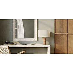 ICONIK INTERIOR Lampe de Table avec Socle en Marbre - Sidney Blanc