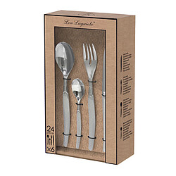 Acheter Lou Laguiole Jet Sablé - Coffret 24 pièces