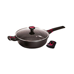 Sauteuse 24cm avec couvercle - 386605 - Granit Pro - BAUMALU
