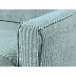Lisa Design Jake - canapé panoramique d'angle gauche - convertible avec coffre - 7 places - en velours pas cher
