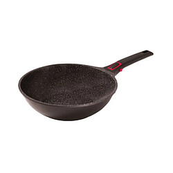 Poêle wok 30cm noir - 386609 - BAUMALU