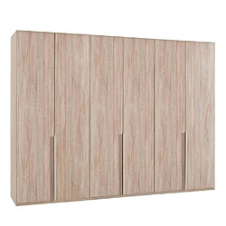 Inside 75 Armoire 6 portes WILMA 270 cm chêne naturel