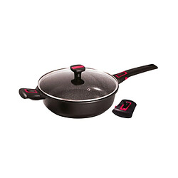 Sauteuse 28cm avec couvercle - 386606 - Granit Pro - BAUMALU