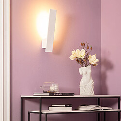 Ledkia Applique Murale LED Aluminium Naya 9W Blanche 3000K Blanc chaud