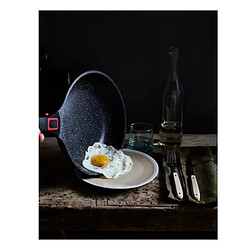 Poêle fonte 28 cm - 386603 - Granit Pro - BAUMALU