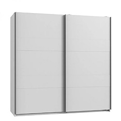 Inside 75 Armoire de rangement AUDE portes coulissantes 179 cm blanc mat