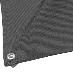 Acheter Hesperide Parasol déporté rectangulaire Melhia - L. 400 x l. 300 cm - Anthracite