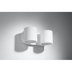 Sollux Applique Murale Twin Round Up & Down Blanc G9