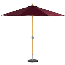 Hesperide Parasol droit Rond Tinaei - Diam. 300 cm - Bordeaux