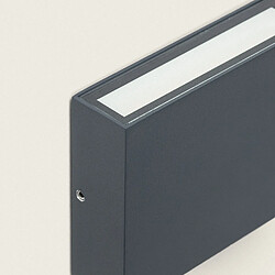 Ledkia Applique murale Brooky S - Anthracite pas cher