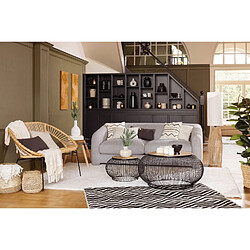 Atmosphera Canapé convertible Guppy - 3 places - Gris